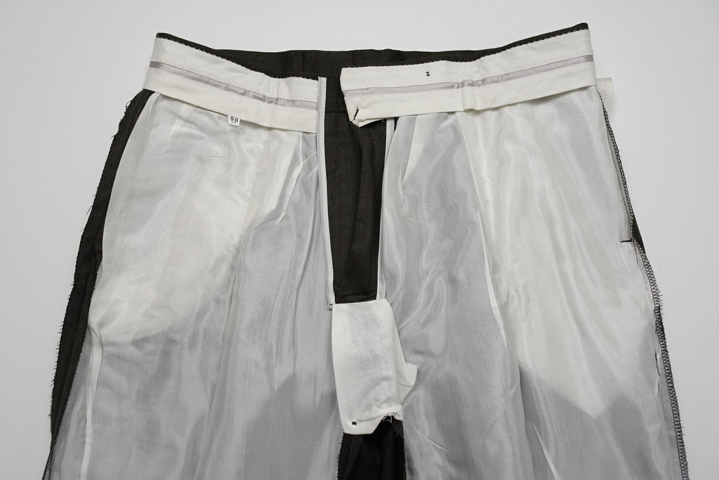 Green Worsted Trousers EU50/W34