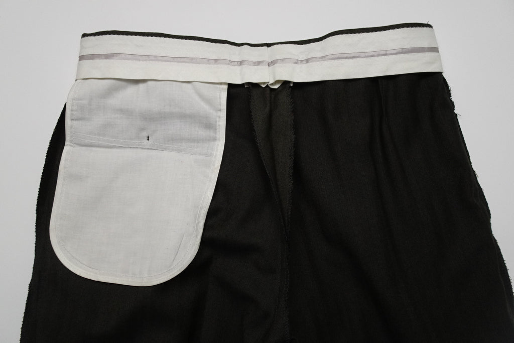 Green Worsted Trousers EU50/W34