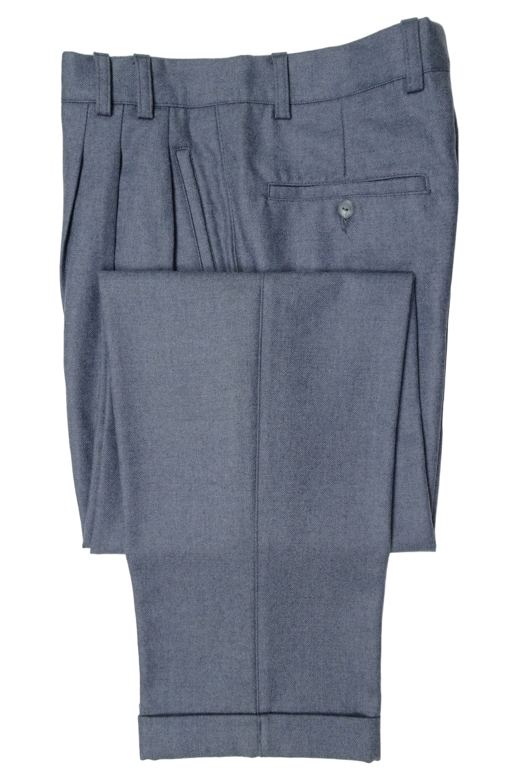 Light Blue Flannel Trousers EU46/W30