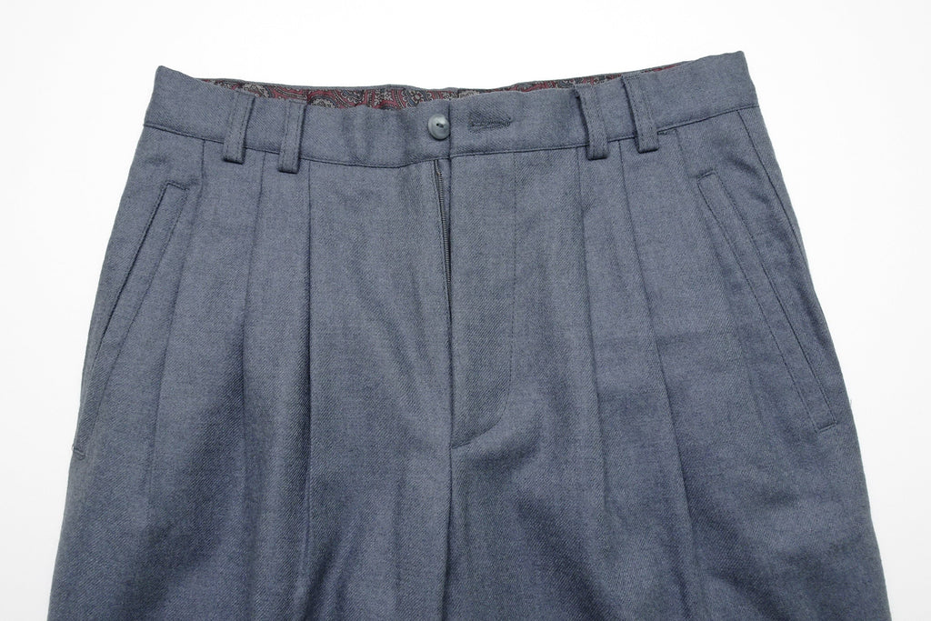 Light Blue Flannel Trousers EU46/W30