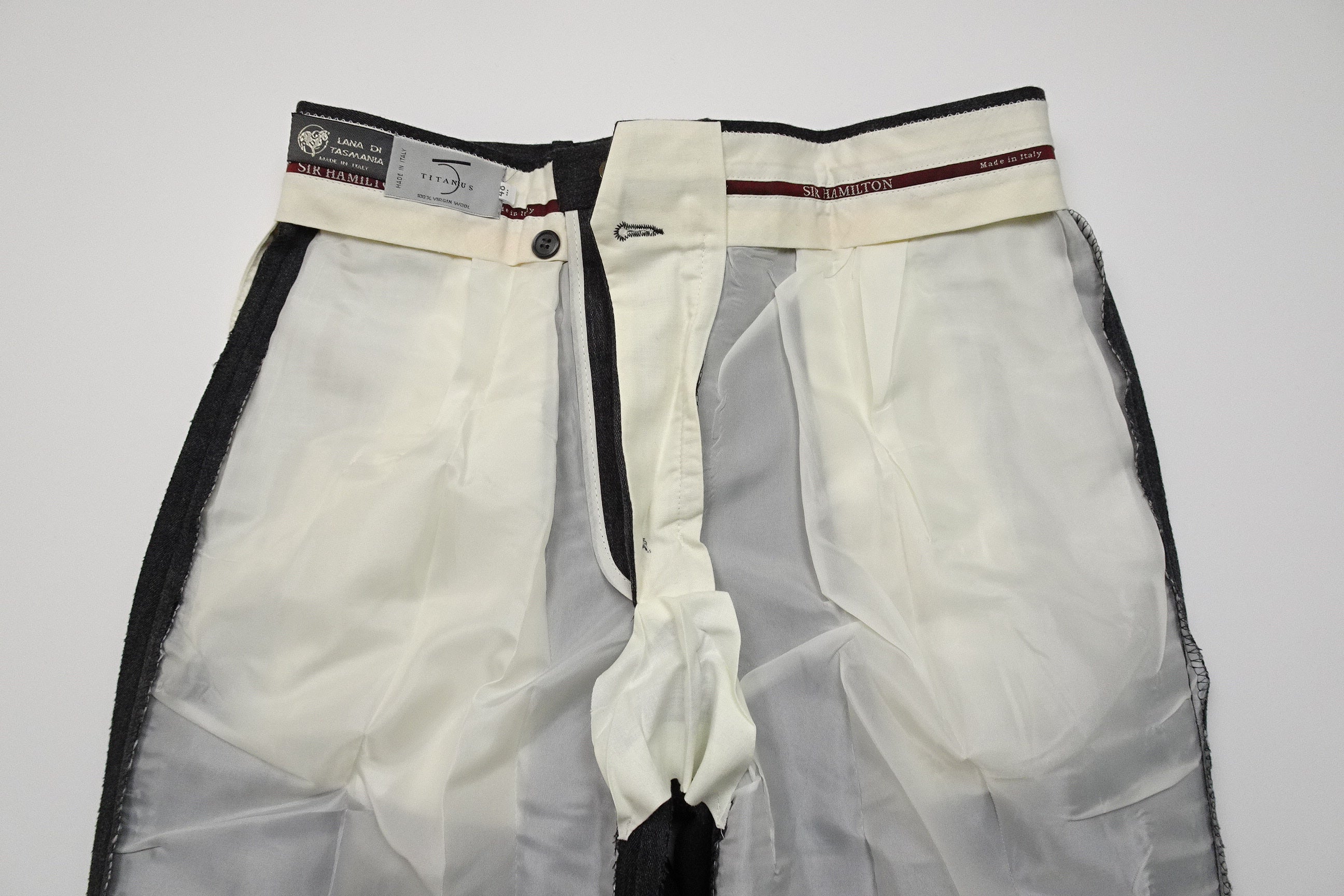 Mid Grey Covert Trousers EU48/W32