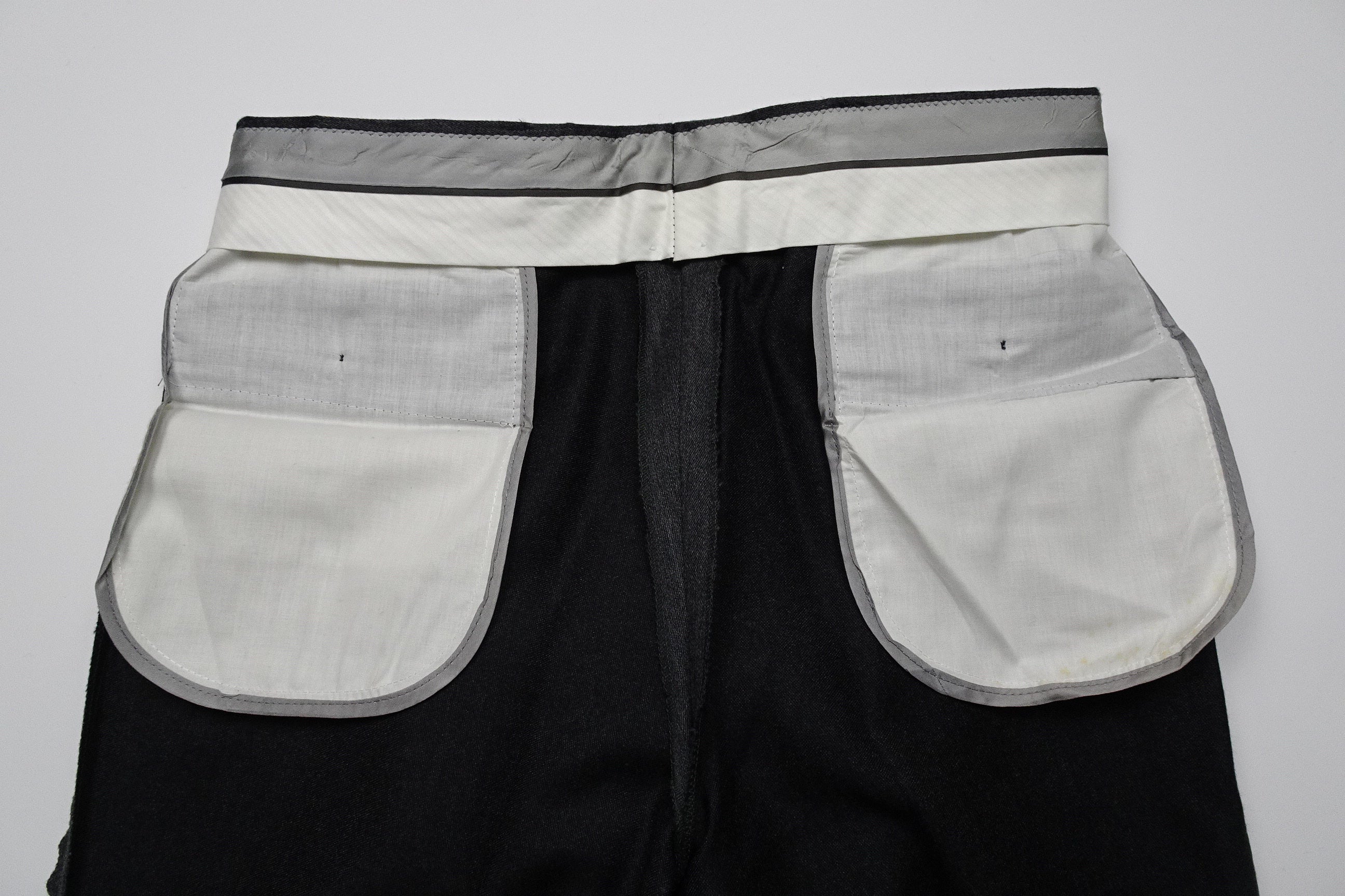 Mid Grey Covert Trousers EU46/W30