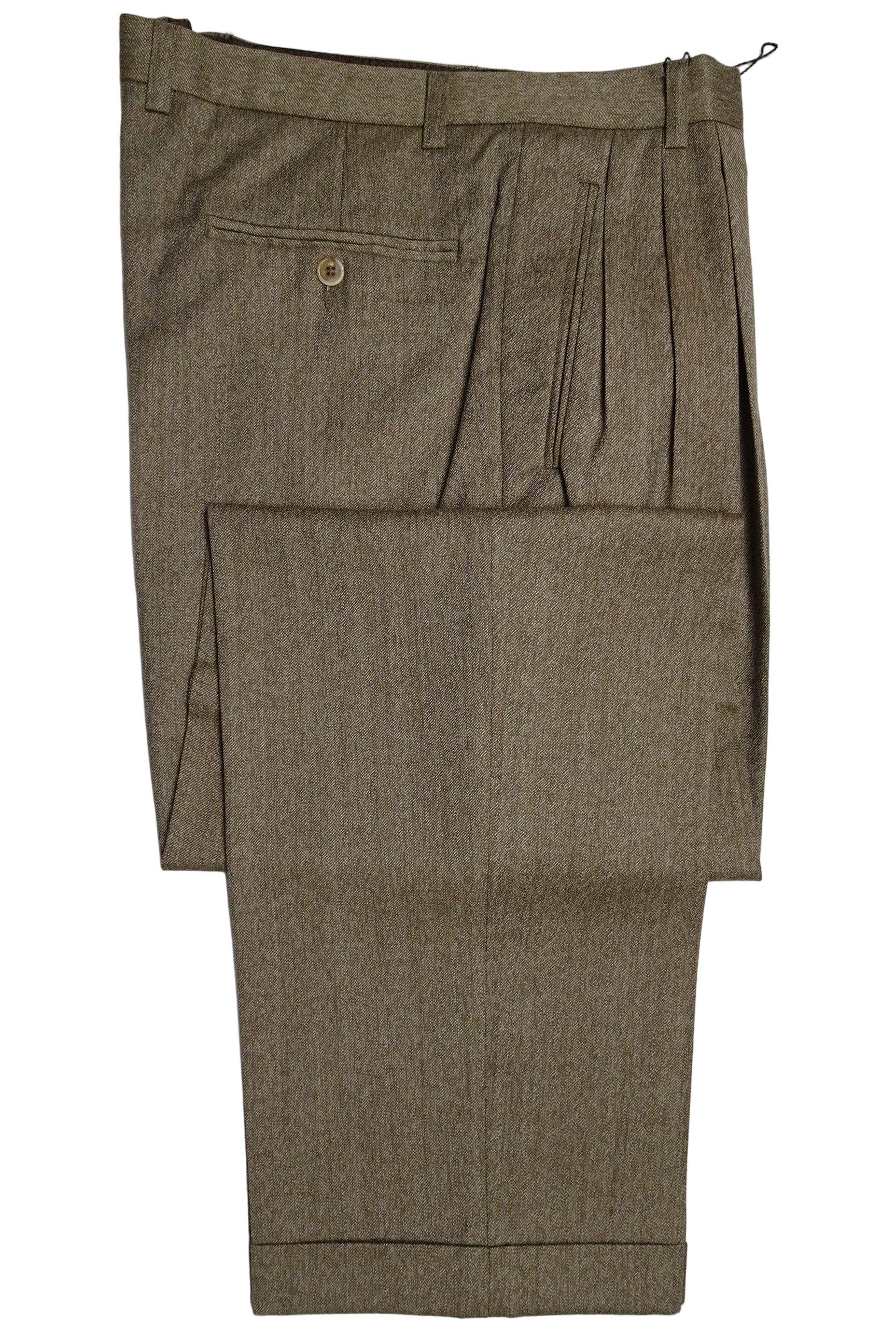 Mid Brown Worsted Wool EU46/W30 (ATR570)