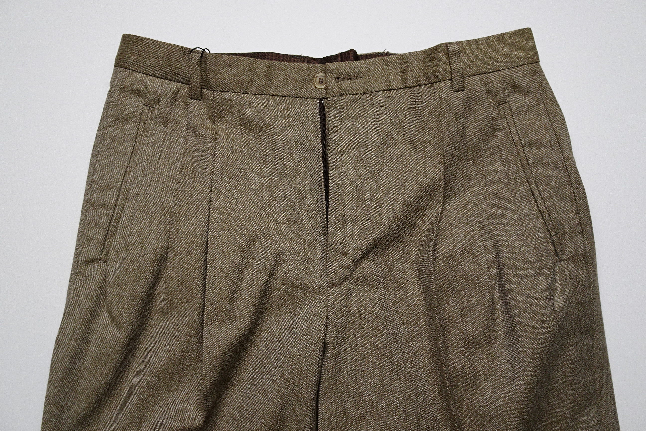 Mid Brown Worsted Wool EU46/W30 (ATR570)