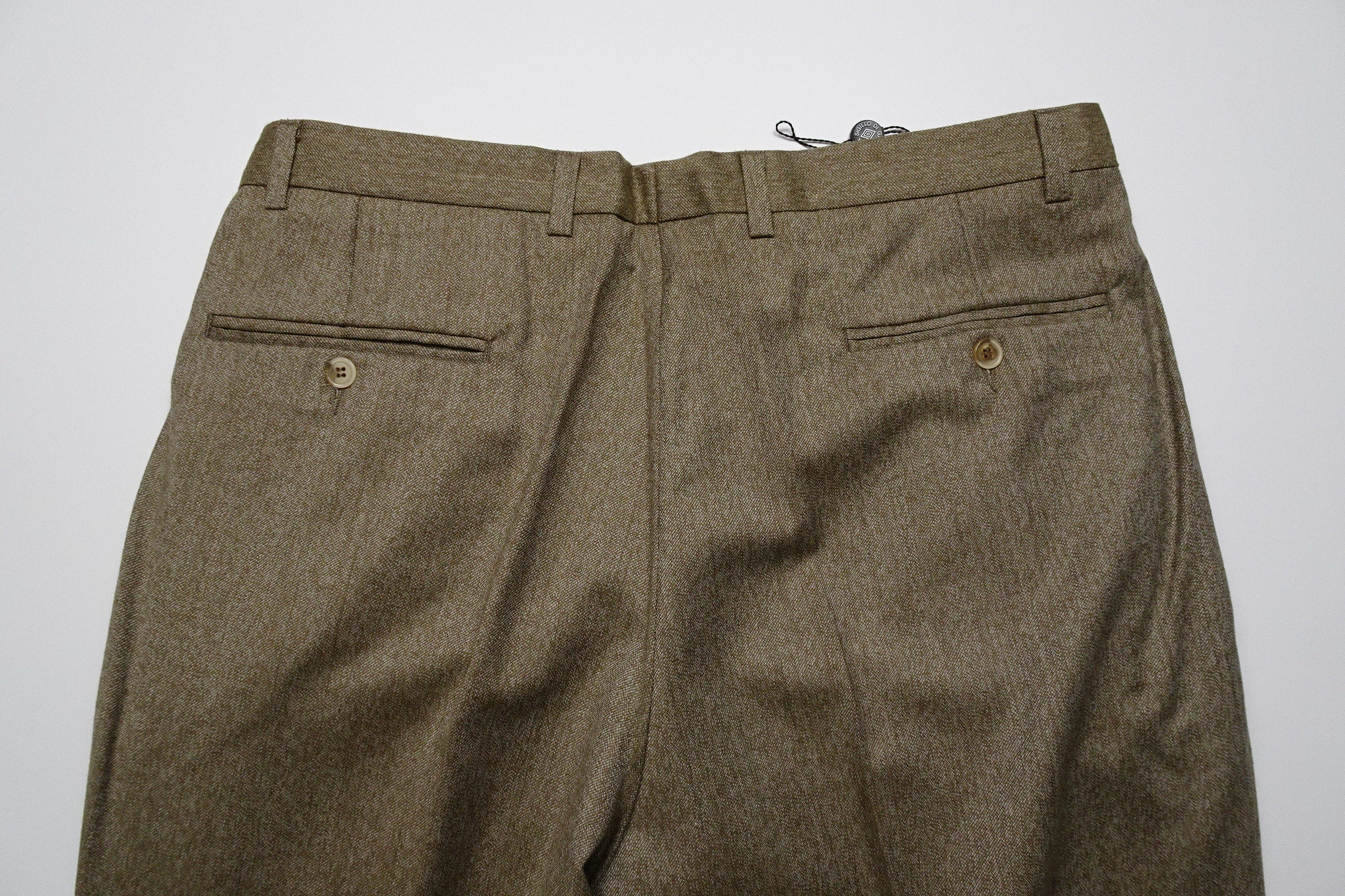 Mid Brown Worsted Wool EU46/W30 (ATR570)