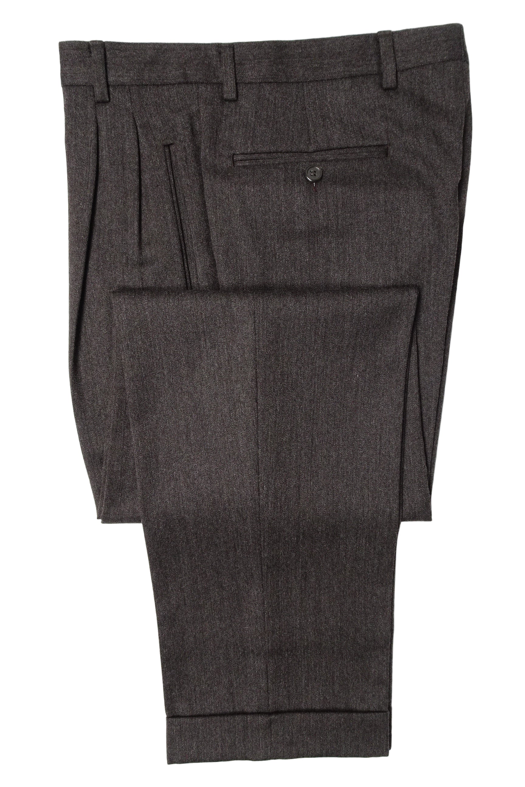 Dark Brown/Grey Twill Trousers EU46/W30