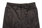 Dark Brown/Grey Twill Trousers EU46/W30