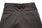 Dark Brown/Grey Twill Trousers EU46/W30