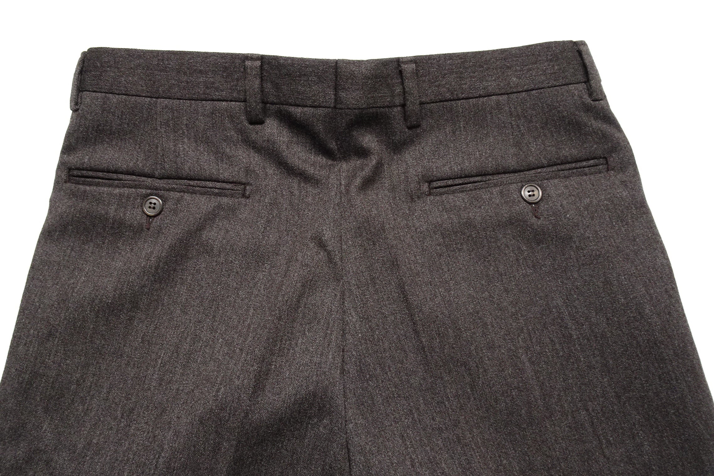 Dark Brown/Grey Twill Trousers EU46/W30