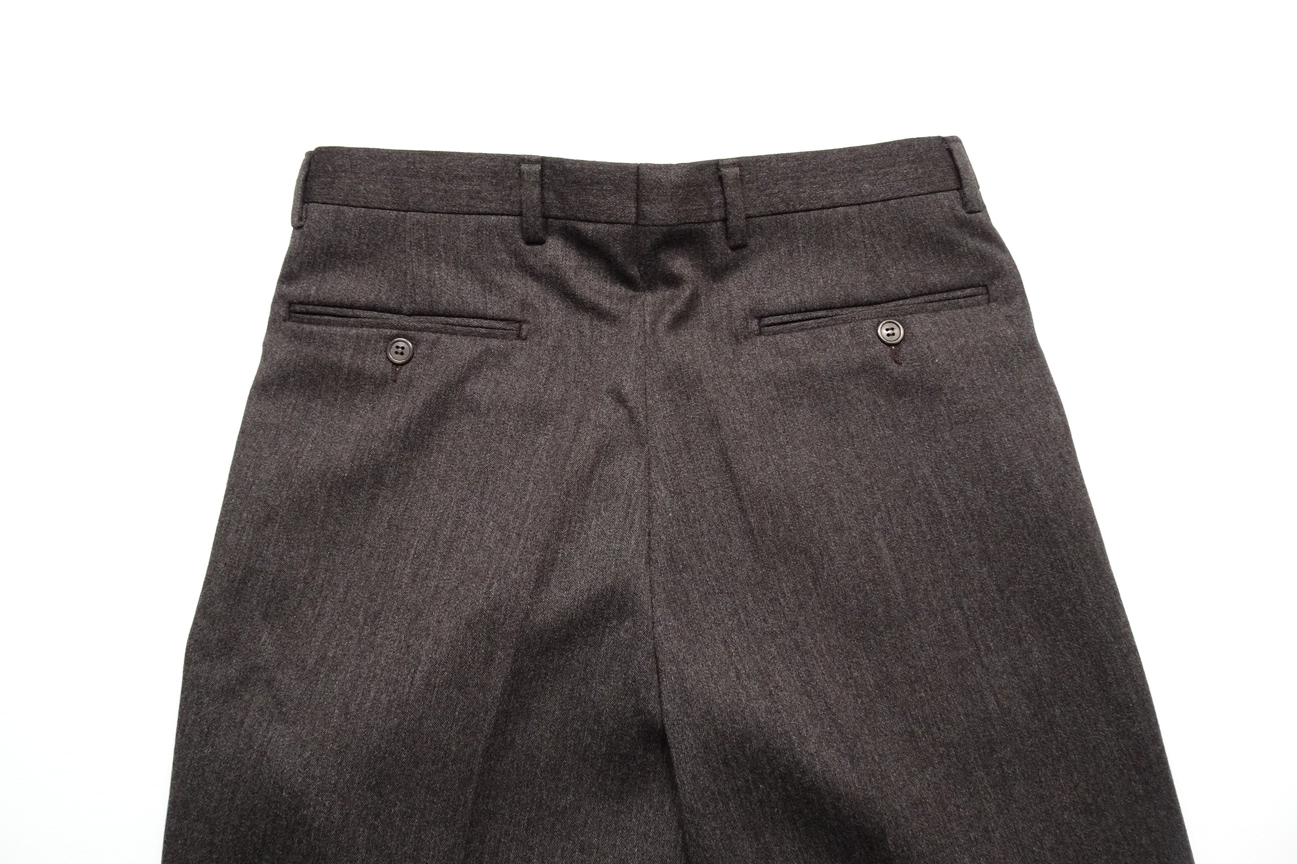 Dark Brown/Grey Twill Trousers EU46/W30