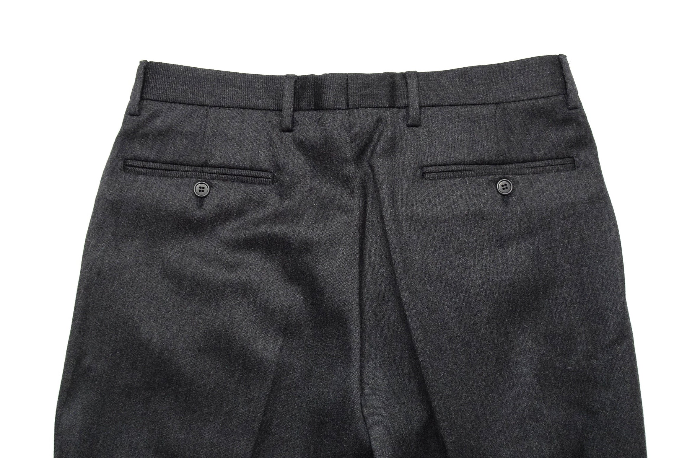 Dark Grey Flat-Front EU48/W32