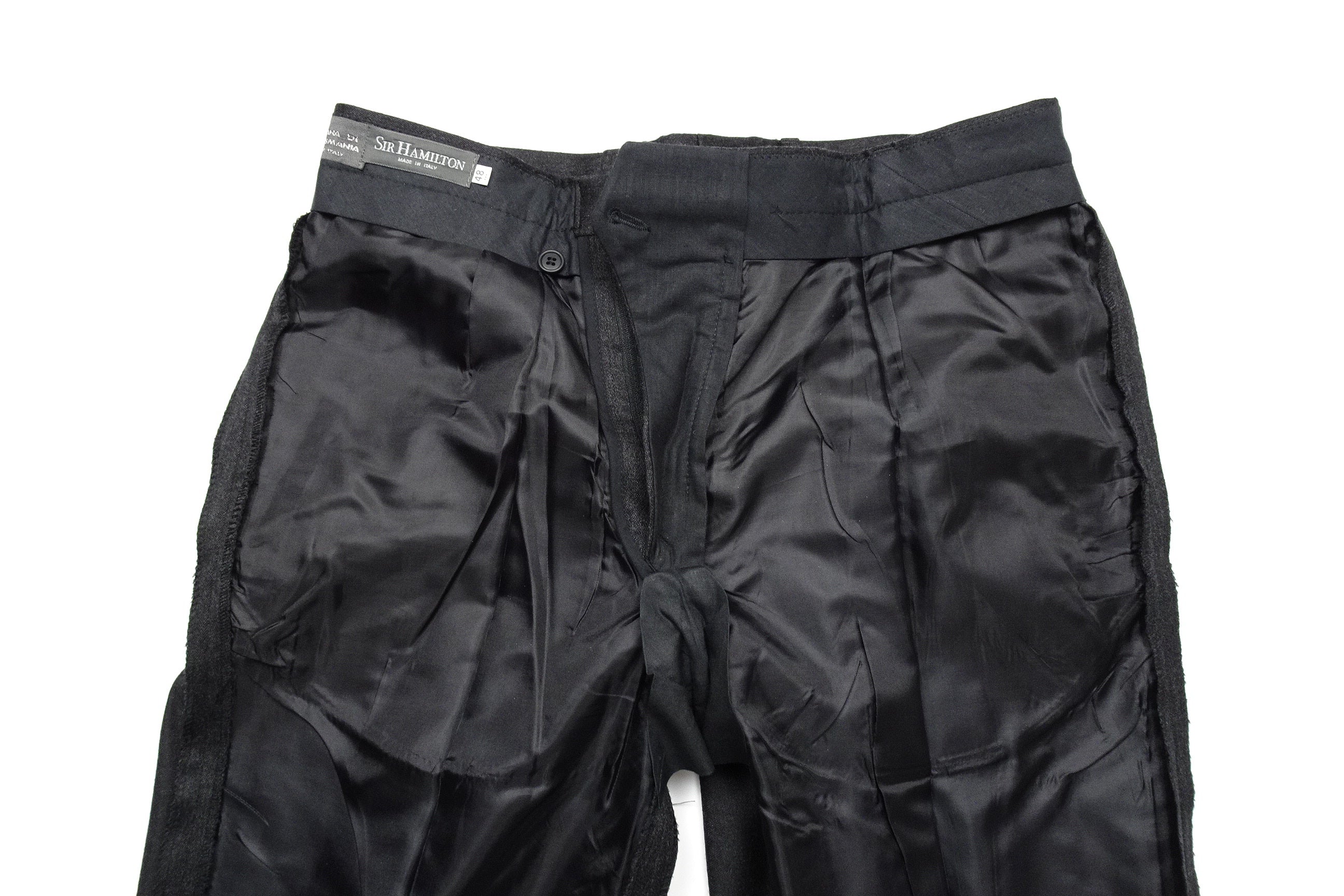 Dark Grey Flat-Front EU48/W32