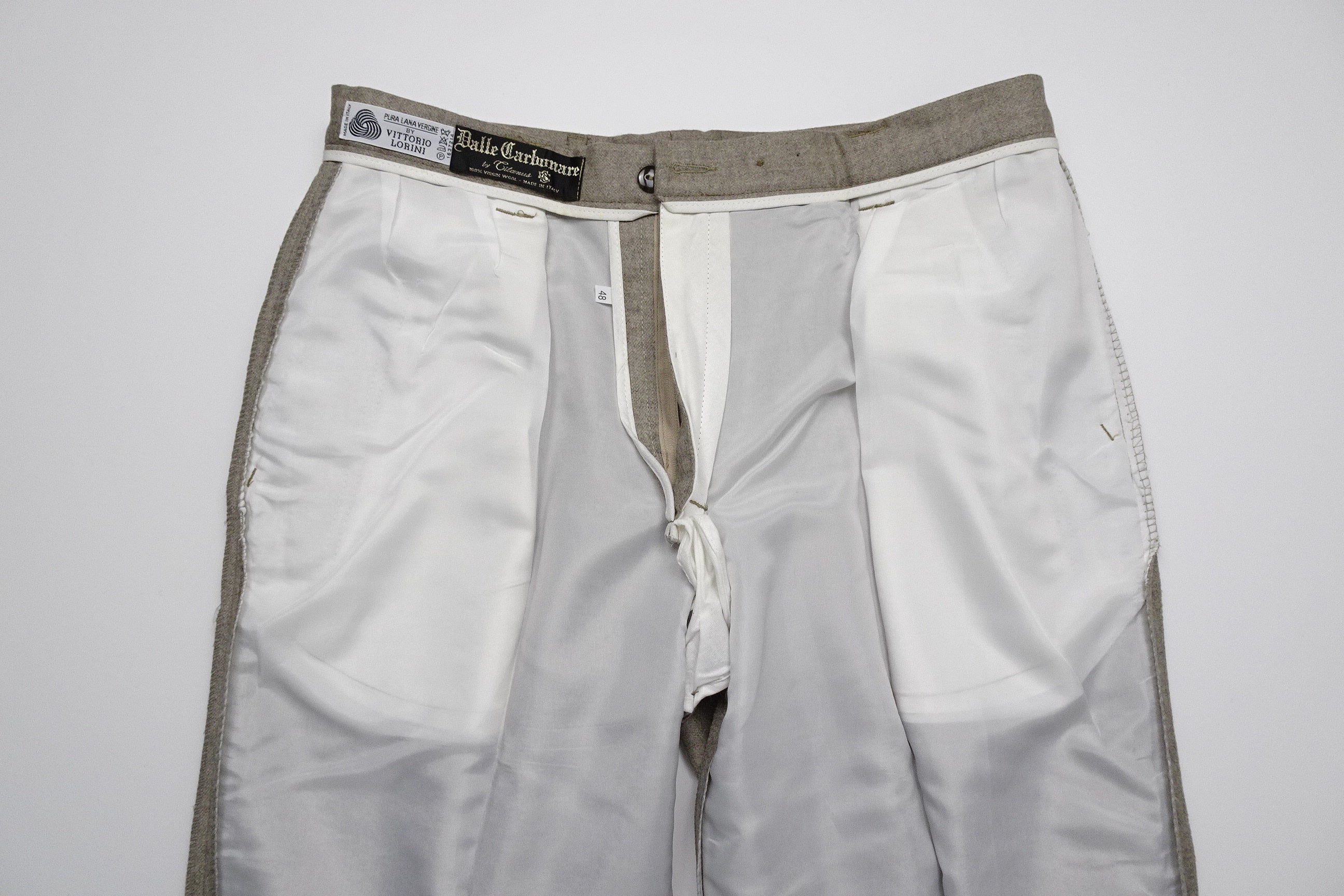 Beige Flannel Trousers EU50/W34