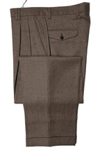 Mid Brown Flannel Trousers EU48/W32