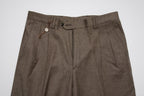 Mid Brown Flannel Trousers EU48/W32