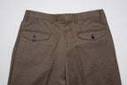 Mid Brown Flannel Trousers EU48/W32