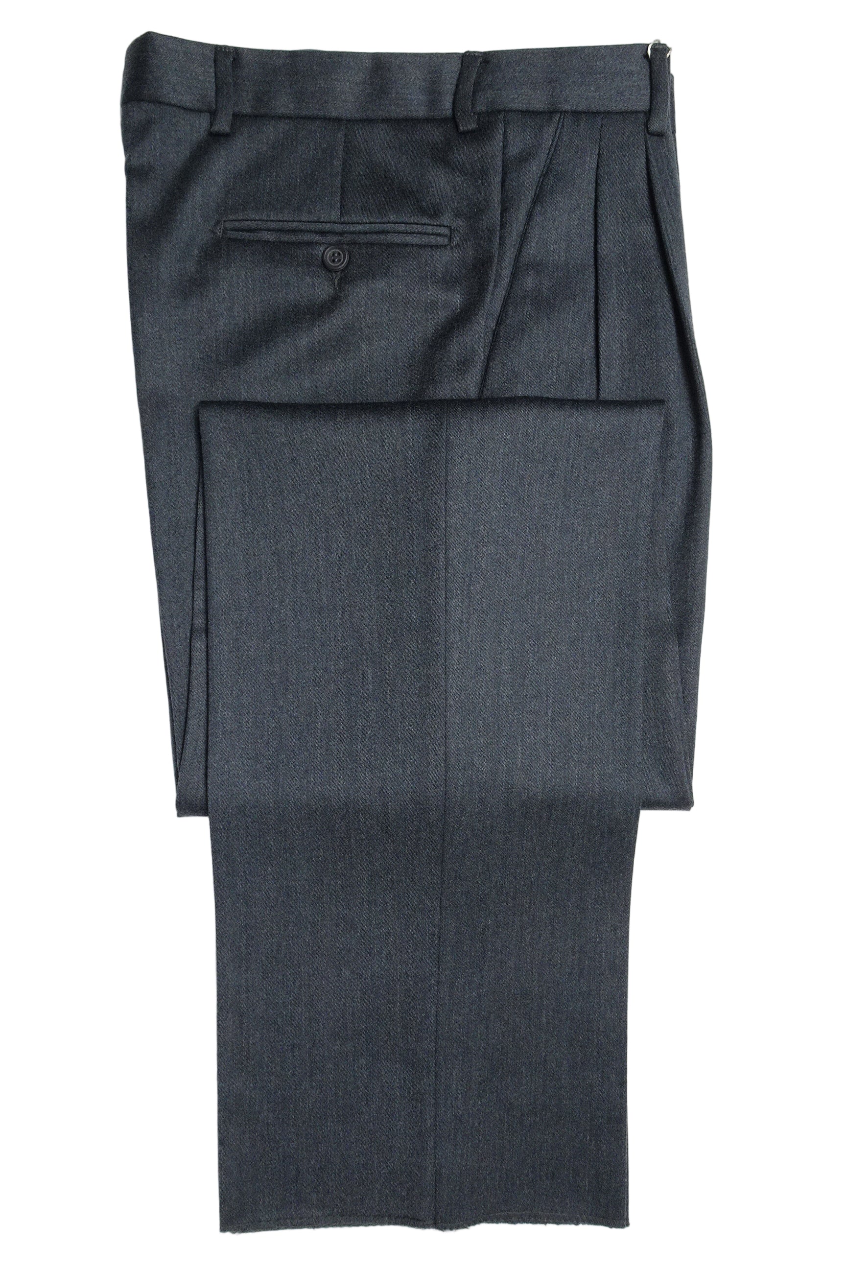 Steel-Blue Covert Trousers EU46/W30