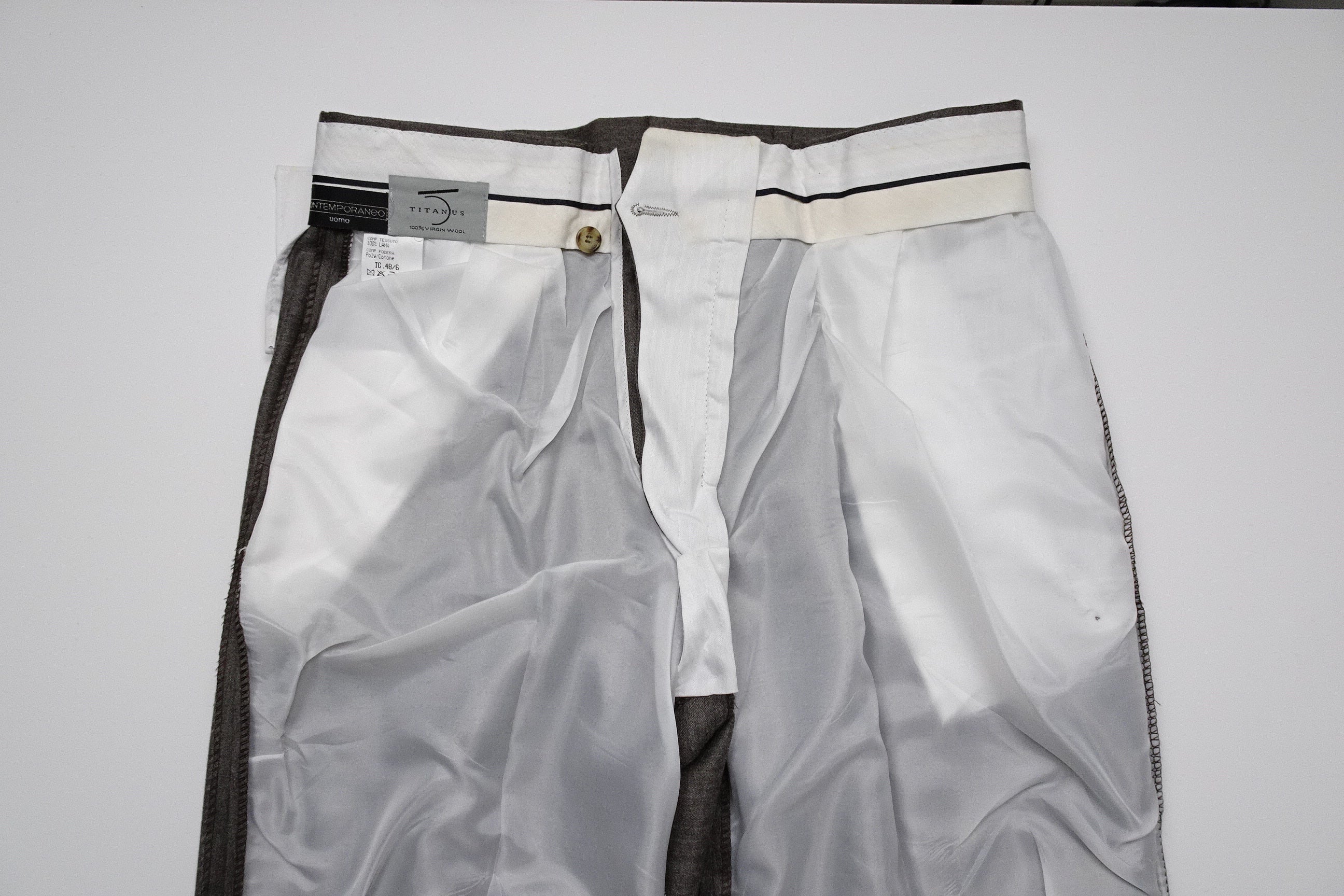 Taupe Twill Trousers EU48/W32