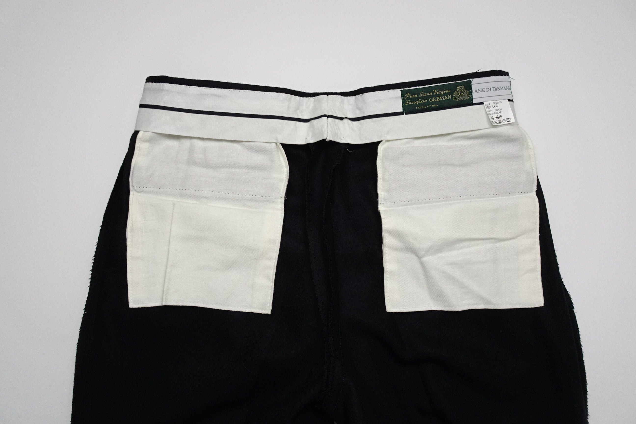 Black Flannel Trousers EU48/W32