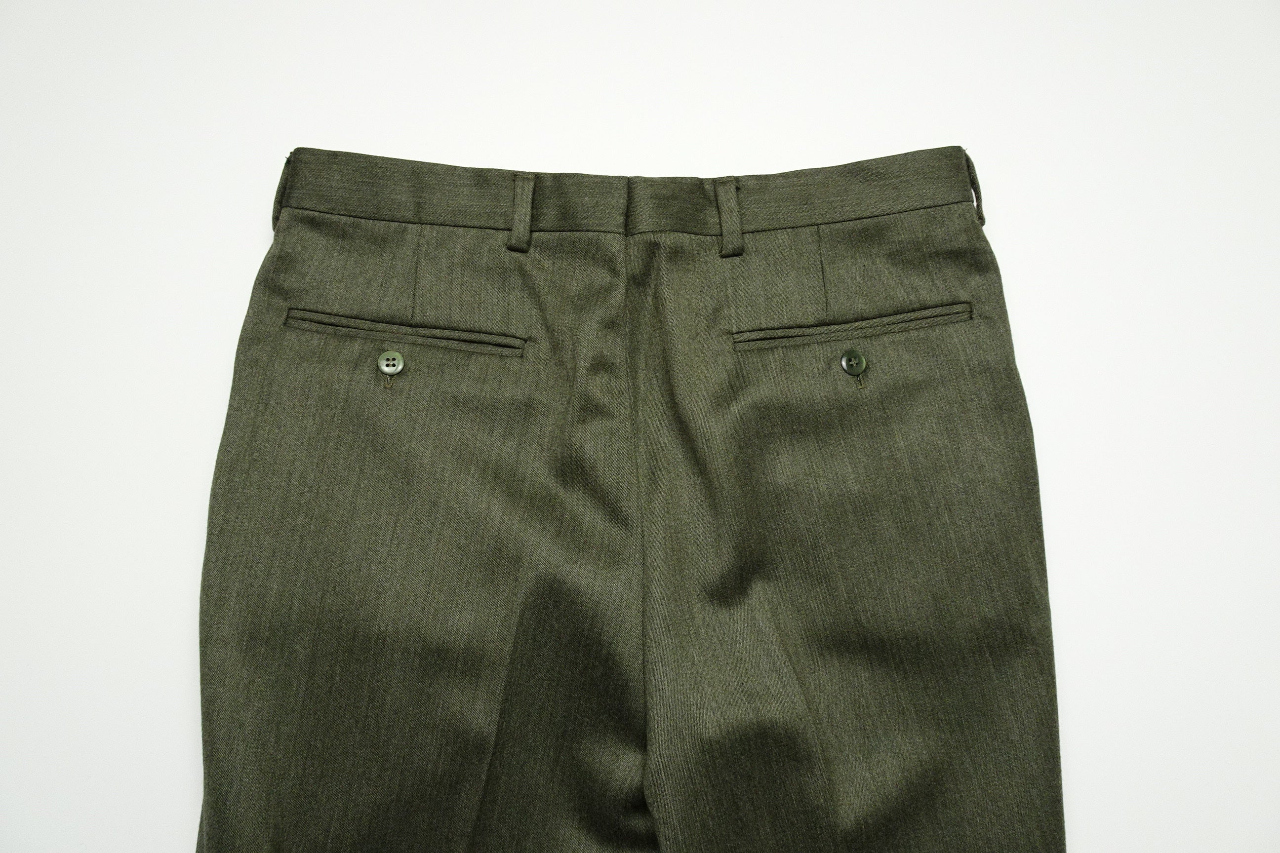 Green Covert Trousers EU48/W32