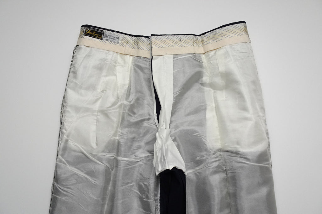 Navy Flannel Trousers EU50/W34