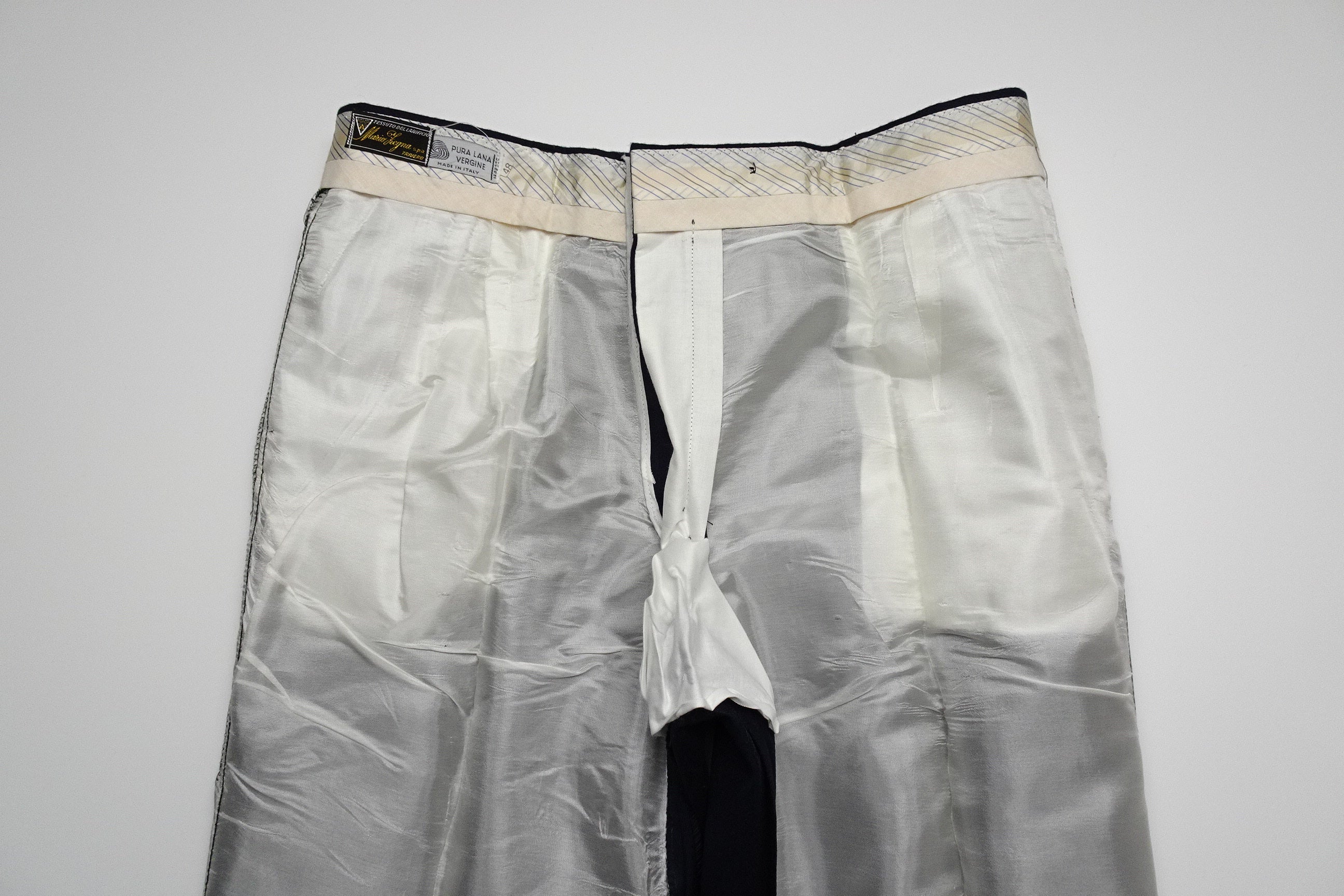 Navy Flannel Trousers EU50/W34
