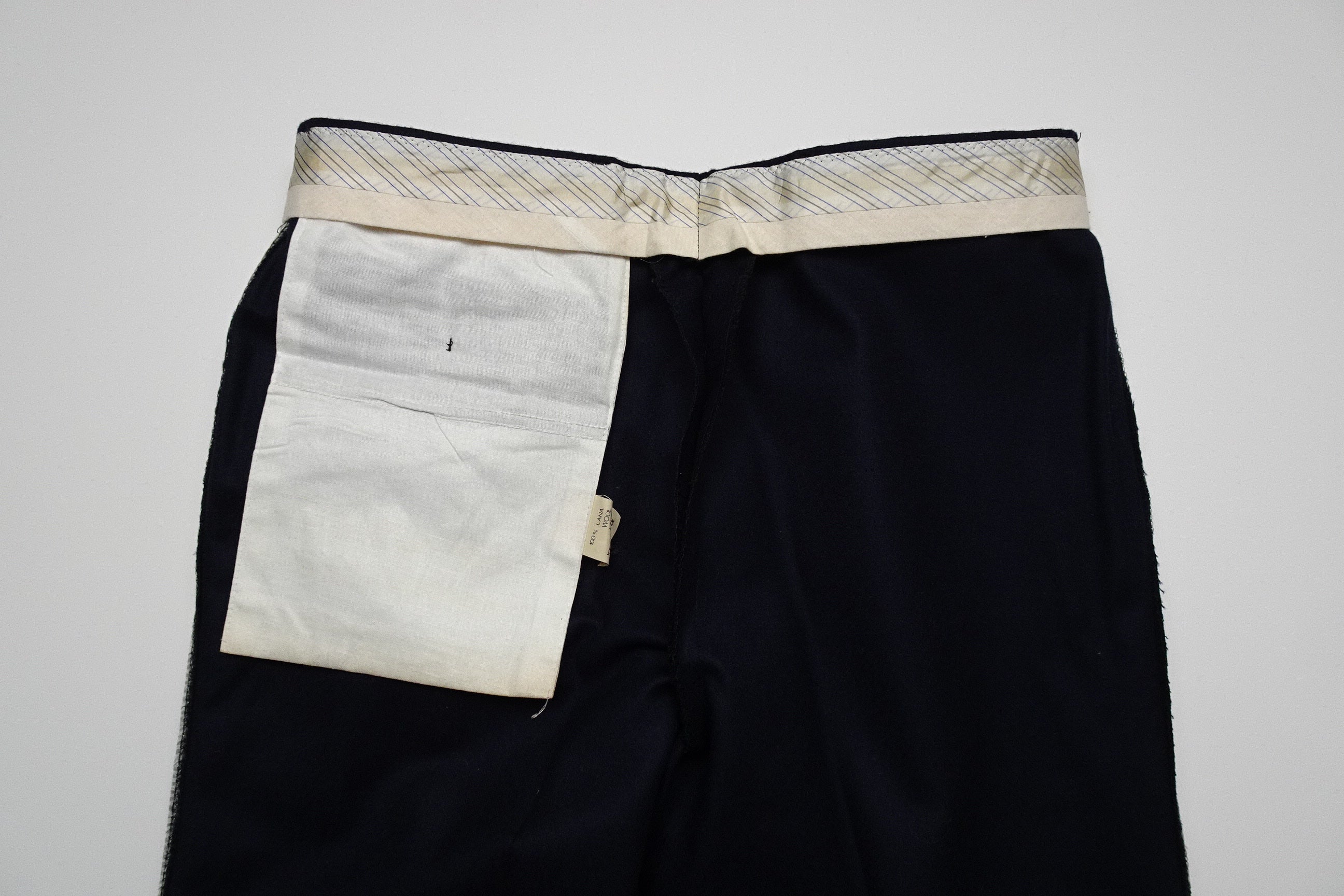 Navy Flannel Trousers EU50/W34