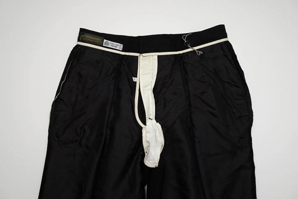 Black Flannel Trousers EU48/W32