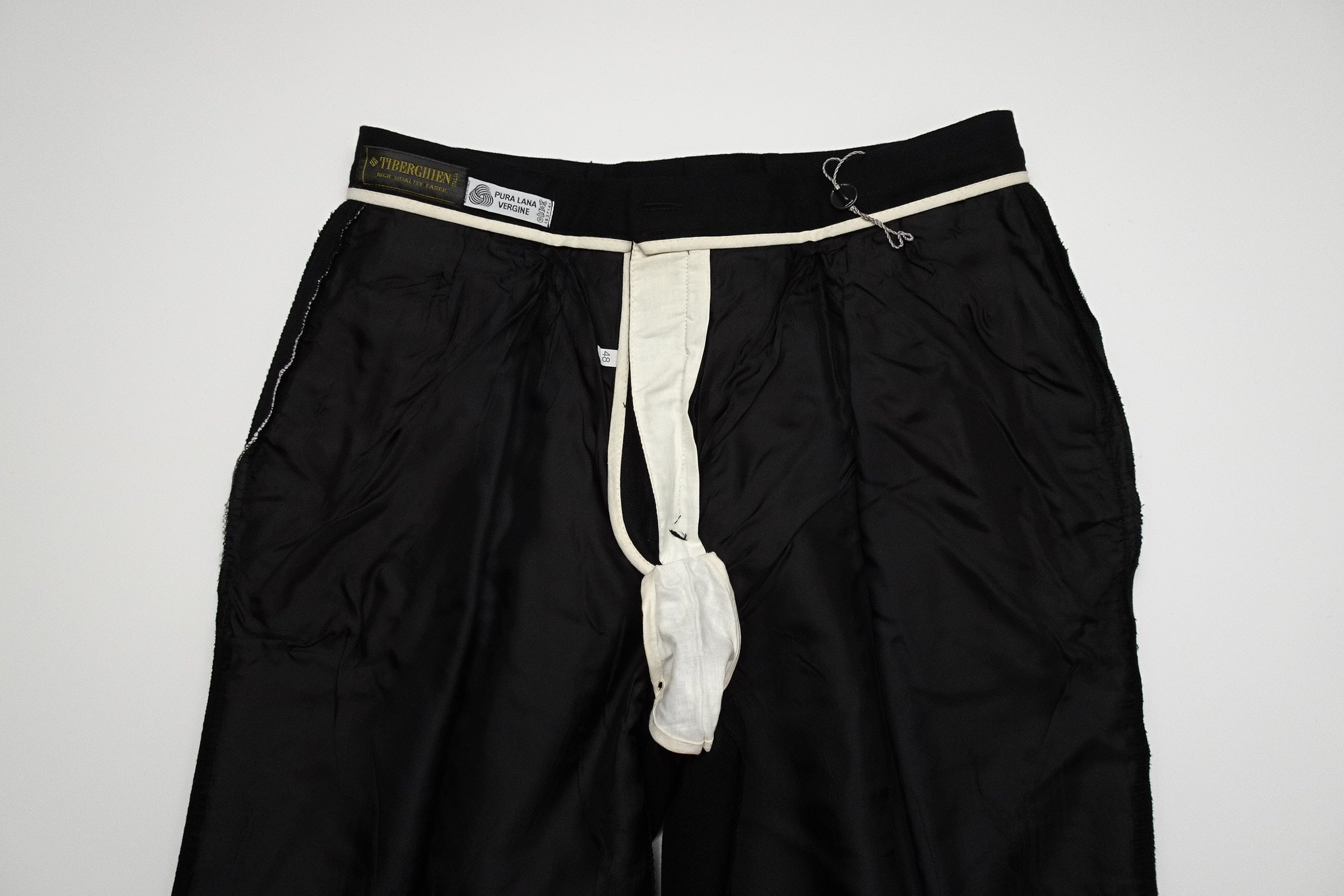 Black Flannel Trousers EU48/W32