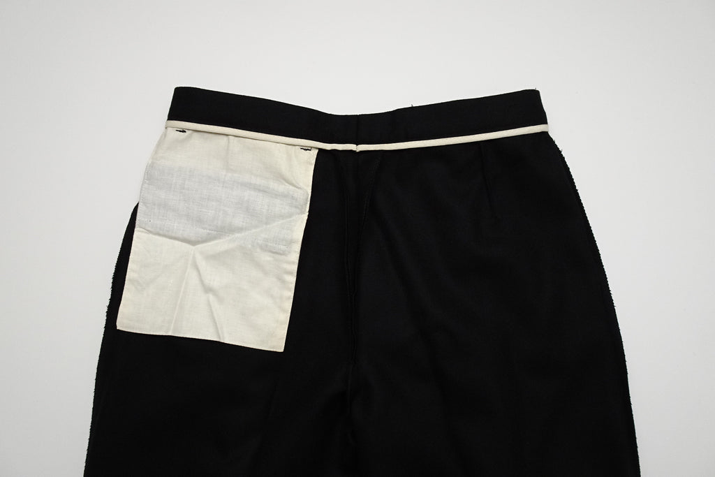 Black Flannel Trousers EU48/W32