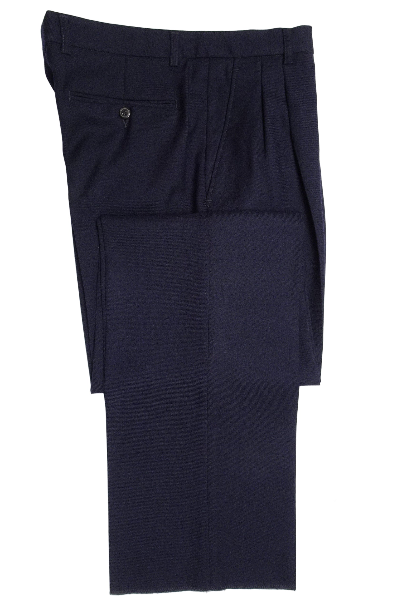 Dark Navy Flannel Trousers EU50/W34