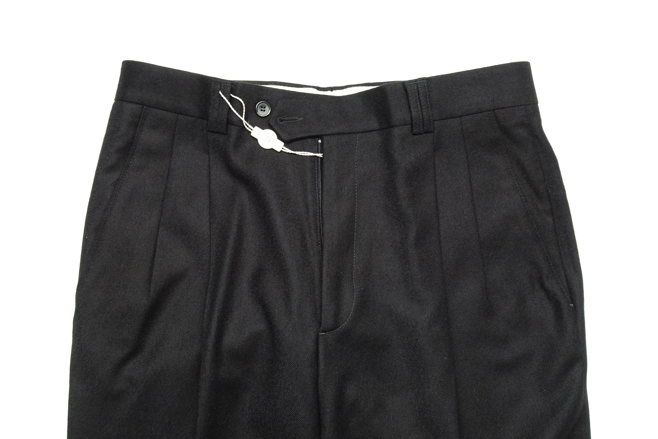 Black Flannel Trousers EU46/W30 (409)