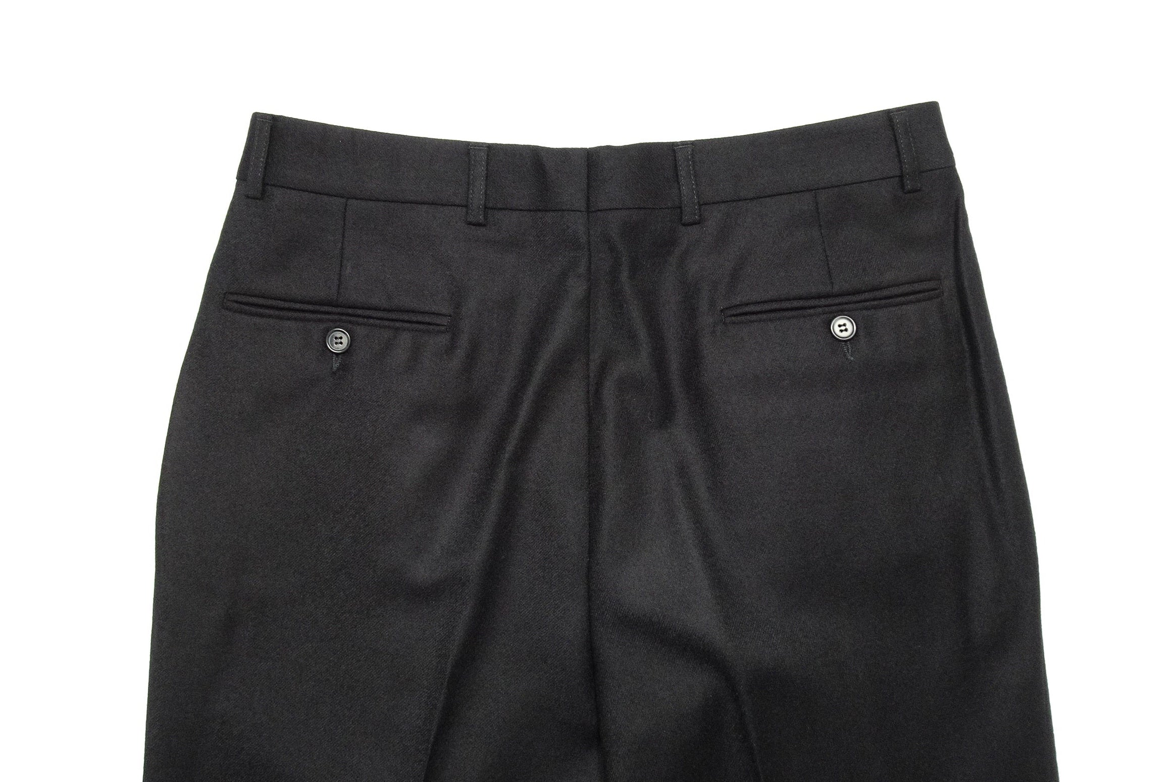 Black Flannel Trousers EU46/W30 (409)