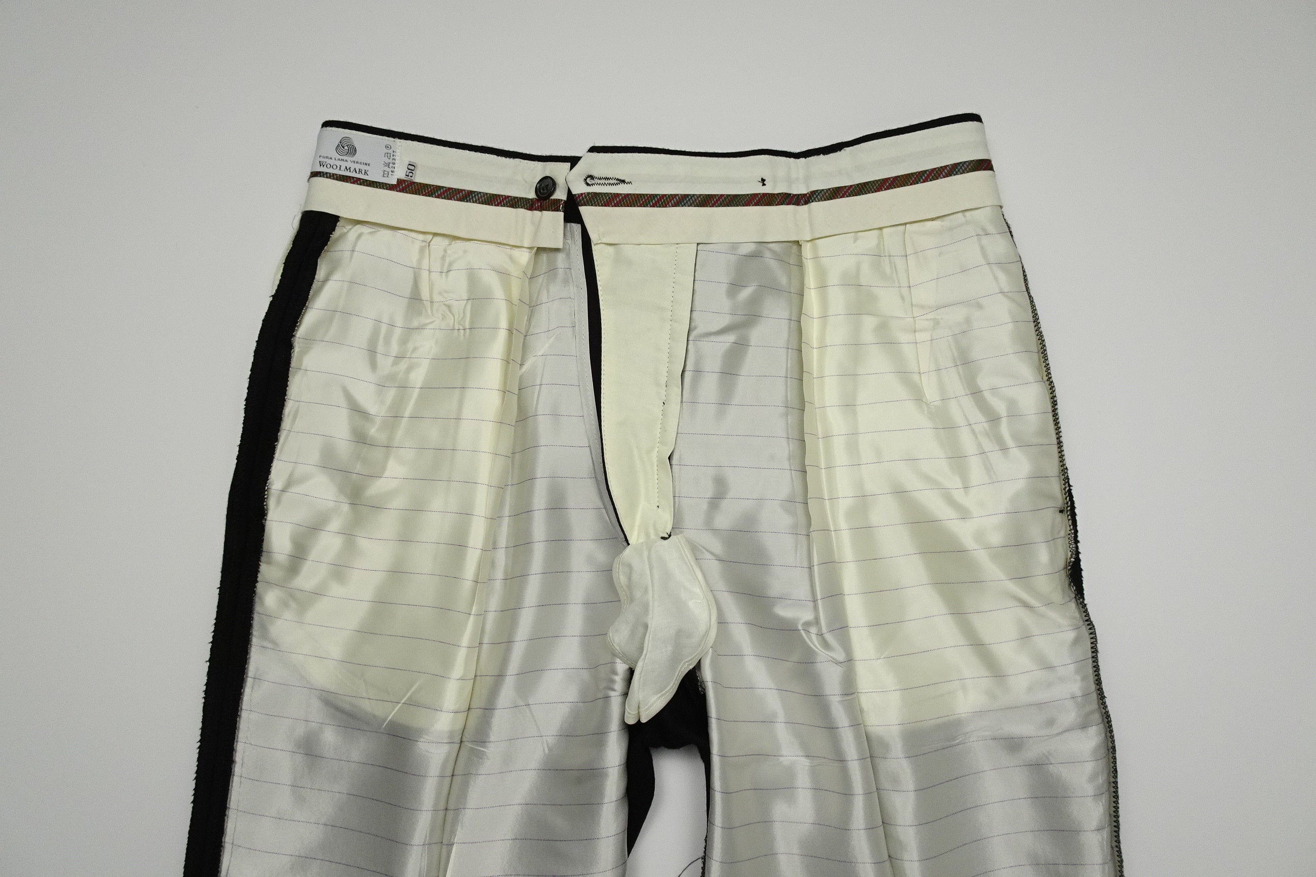 Black Flannel Trousers EU46/W30 (409)