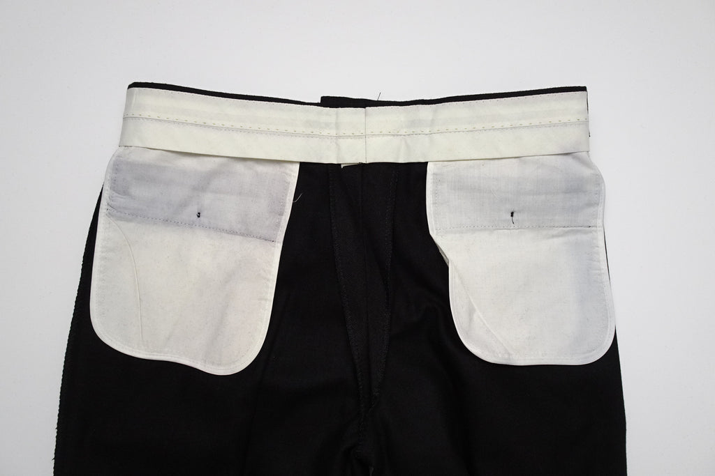 Black Flannel Trousers EU50/W34