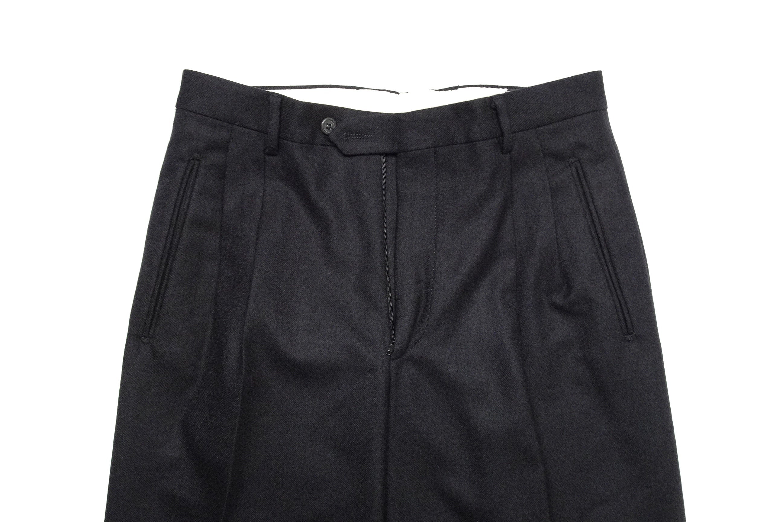 Black Flannel Trousers EU46/W30