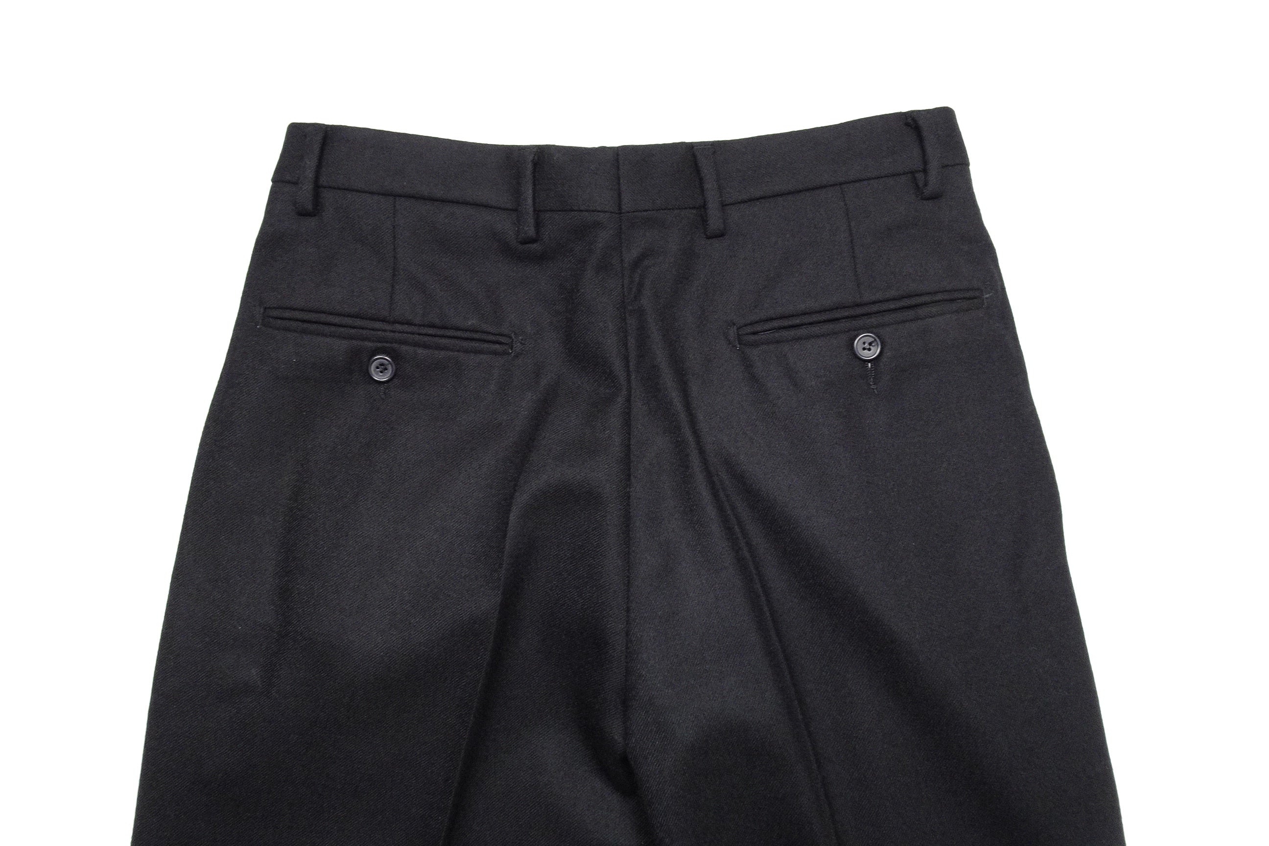 Black Flannel Trousers EU46/W30