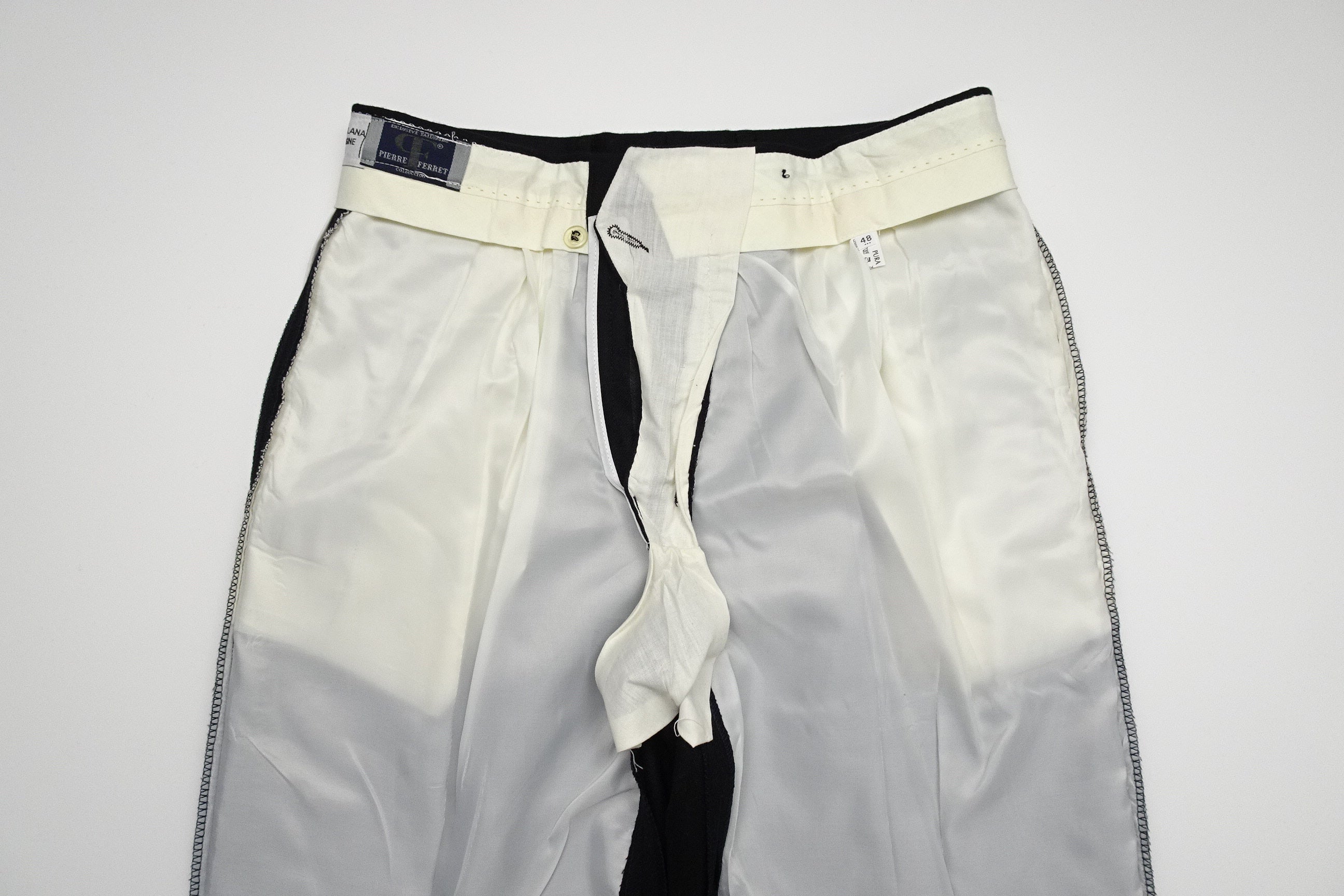 Black Flannel Trousers EU46/W30