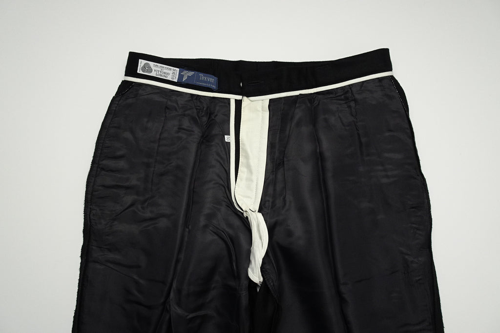 Black Flannel Trousers EU50/W34