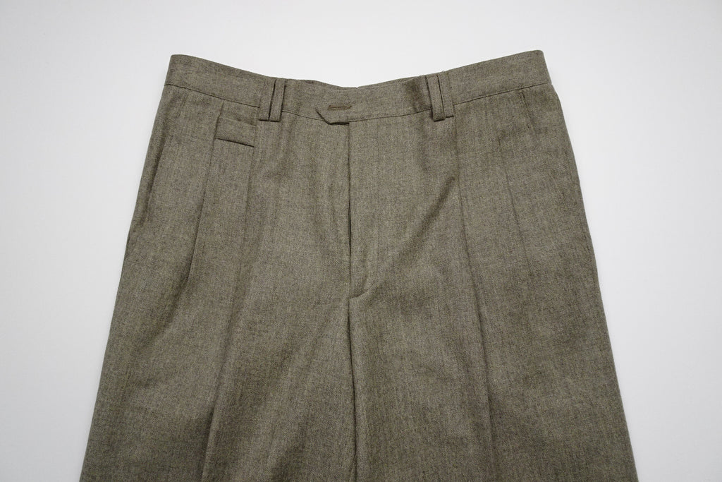 Light Brown Flannel Trousers EU50/W34