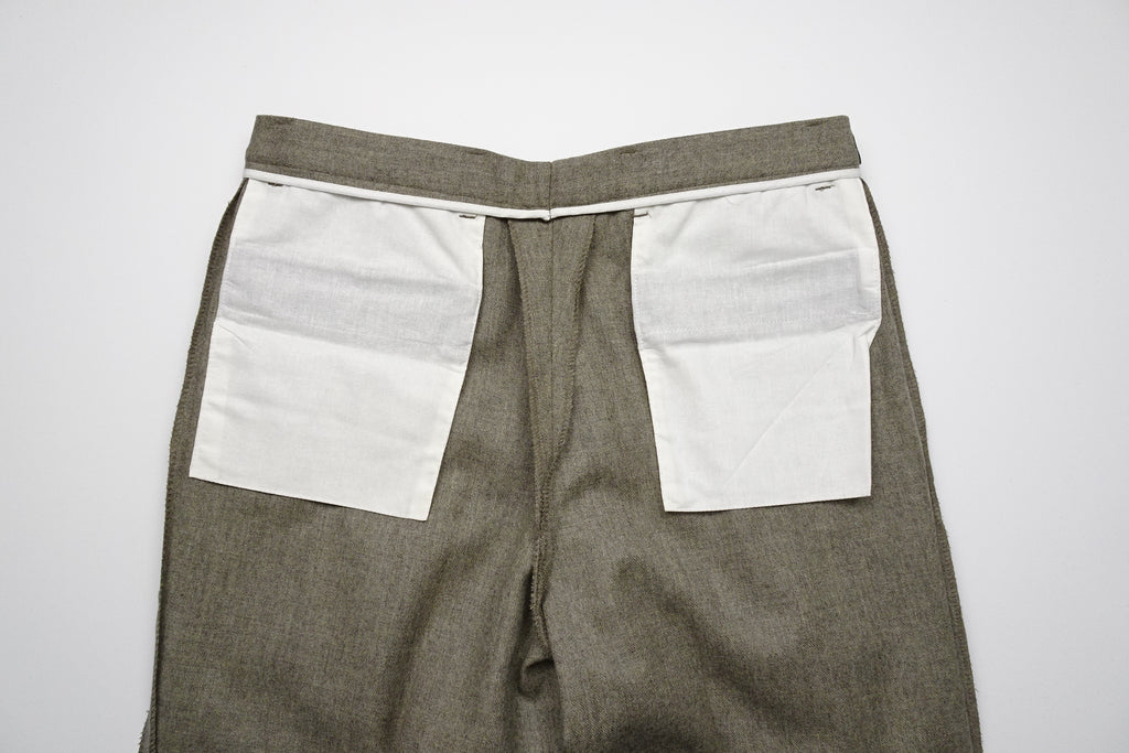 Light Brown Flannel Trousers EU50/W34