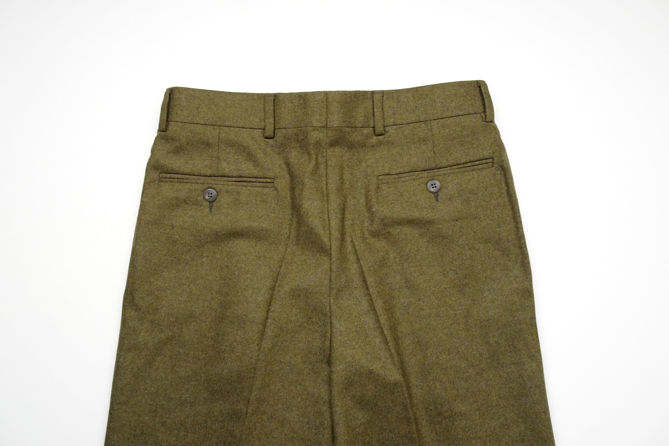 Green/Brown Flannel Trousers