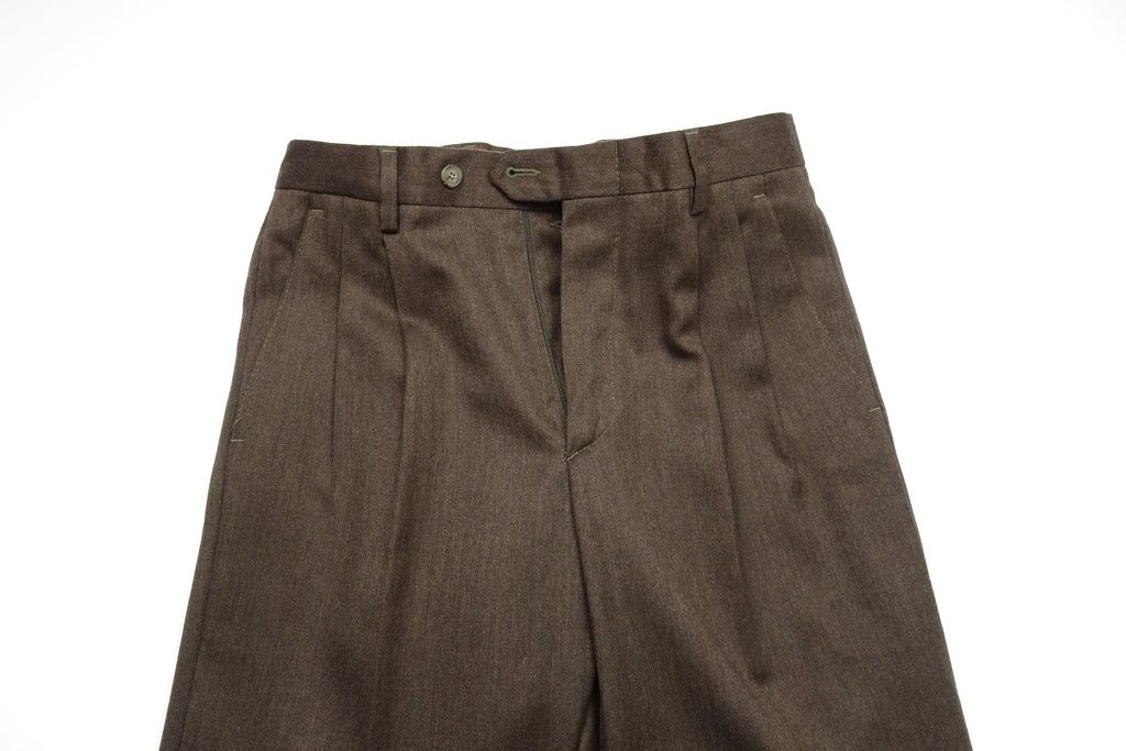 Mid Brown Covert Trousers EU46/W30