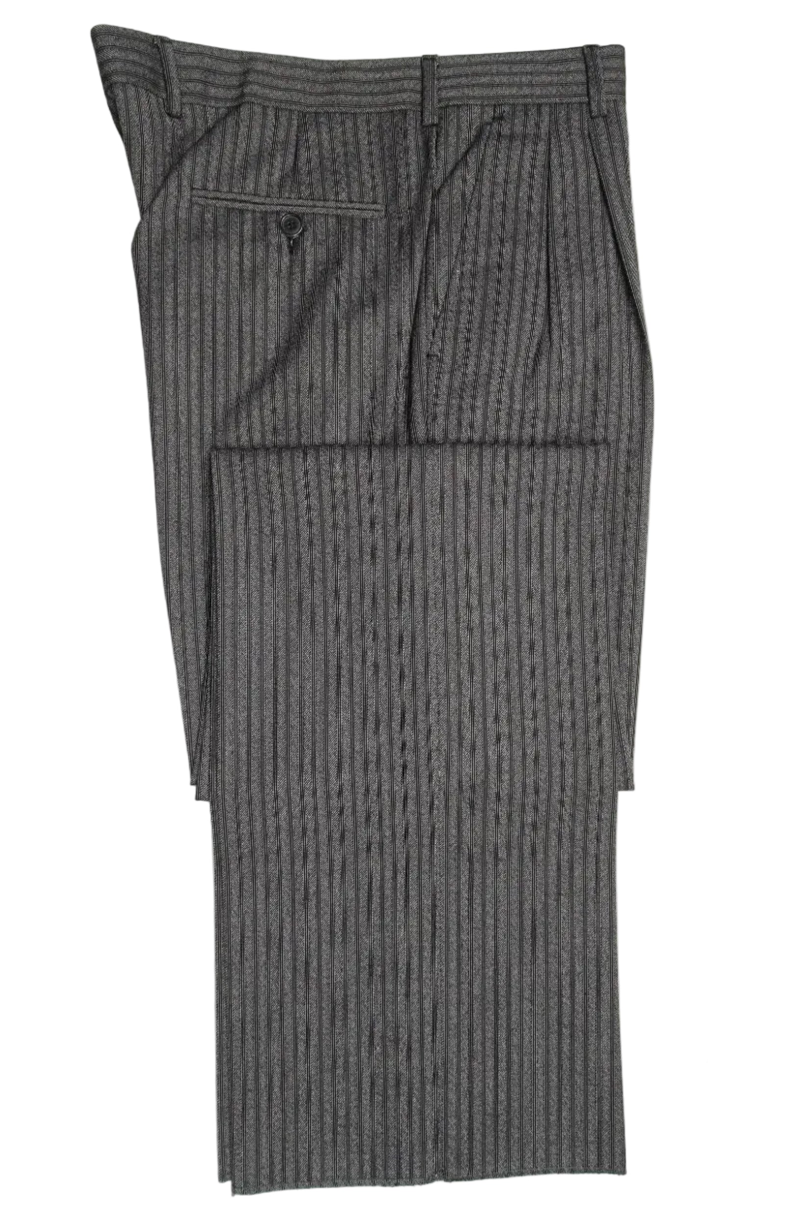 Mid Grey Striped Trousers EU50/W34 (ATR559)
