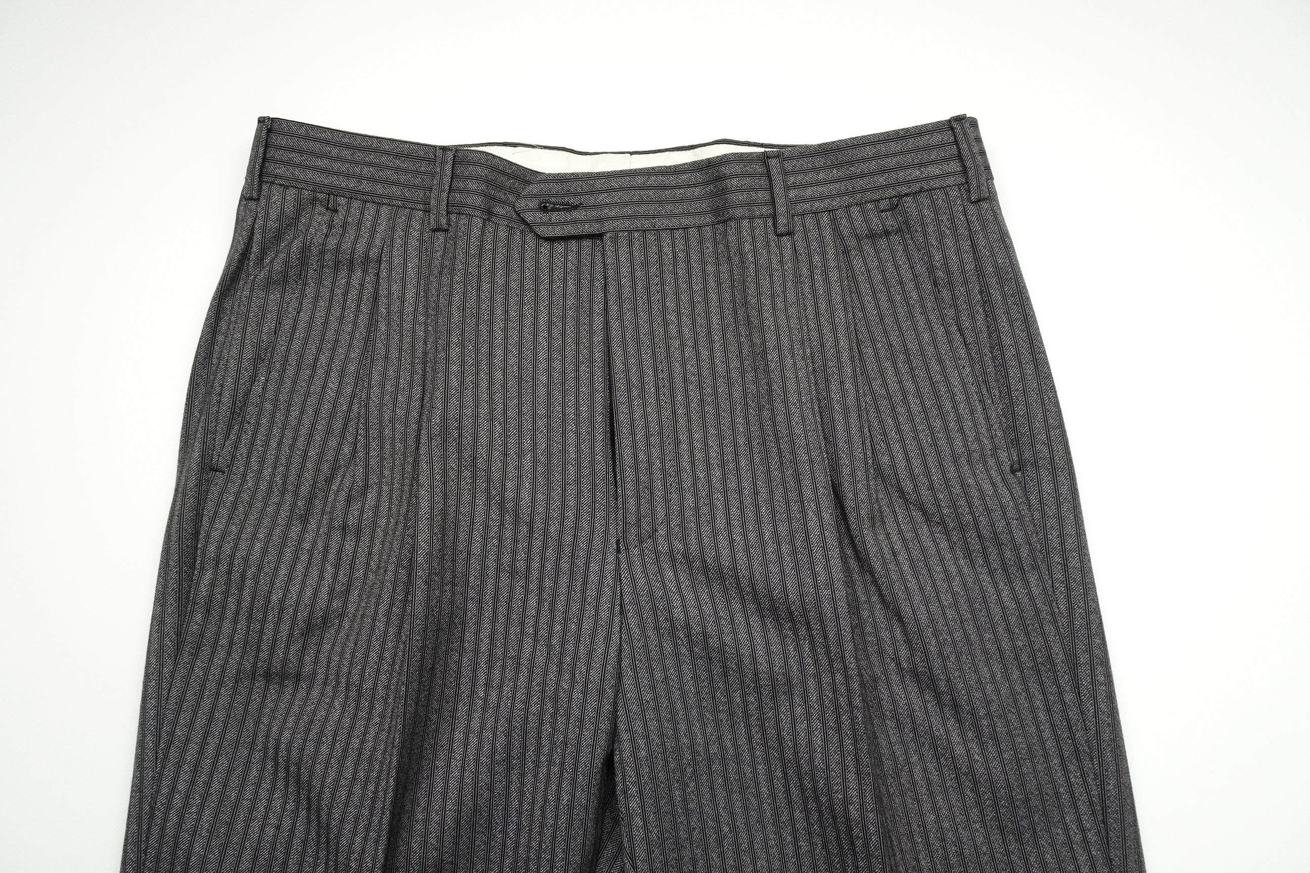 Mid Grey Striped Trousers EU50/W34 (ATR559)