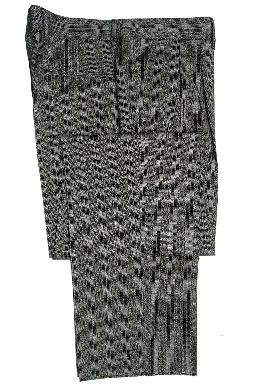 Mid Grey Striped Trousers EU52/W36 (ATR562)
