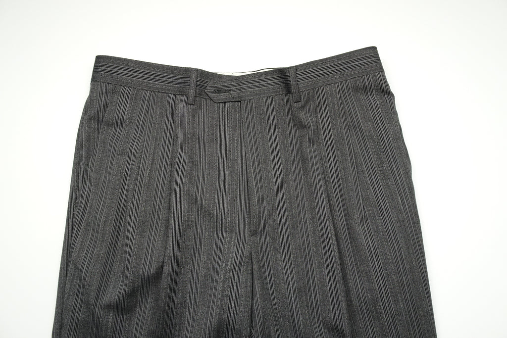 Mid Grey Striped Trousers EU52/W36 (ATR562)