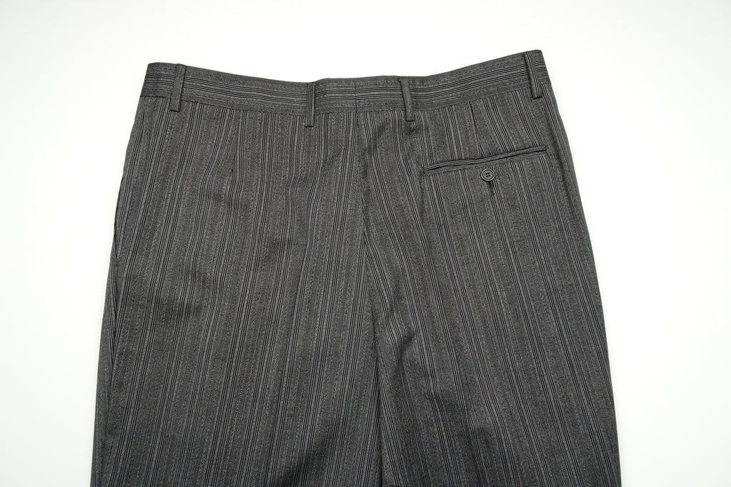 Mid Grey Striped Trousers EU52/W36 (ATR562)