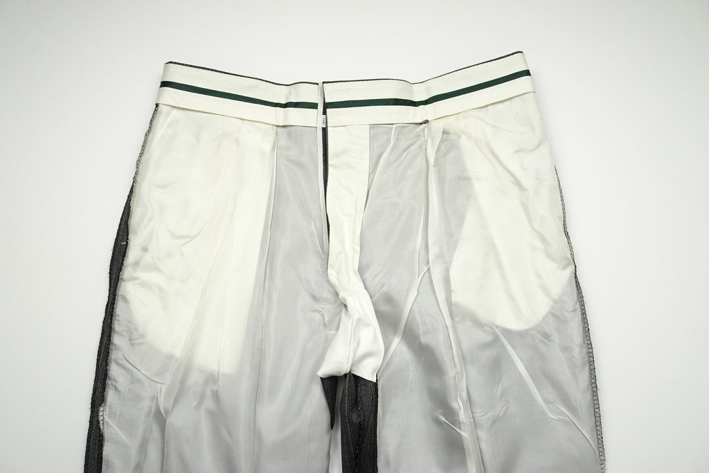 Mid Grey Striped Trousers EU52/W36 (ATR562)