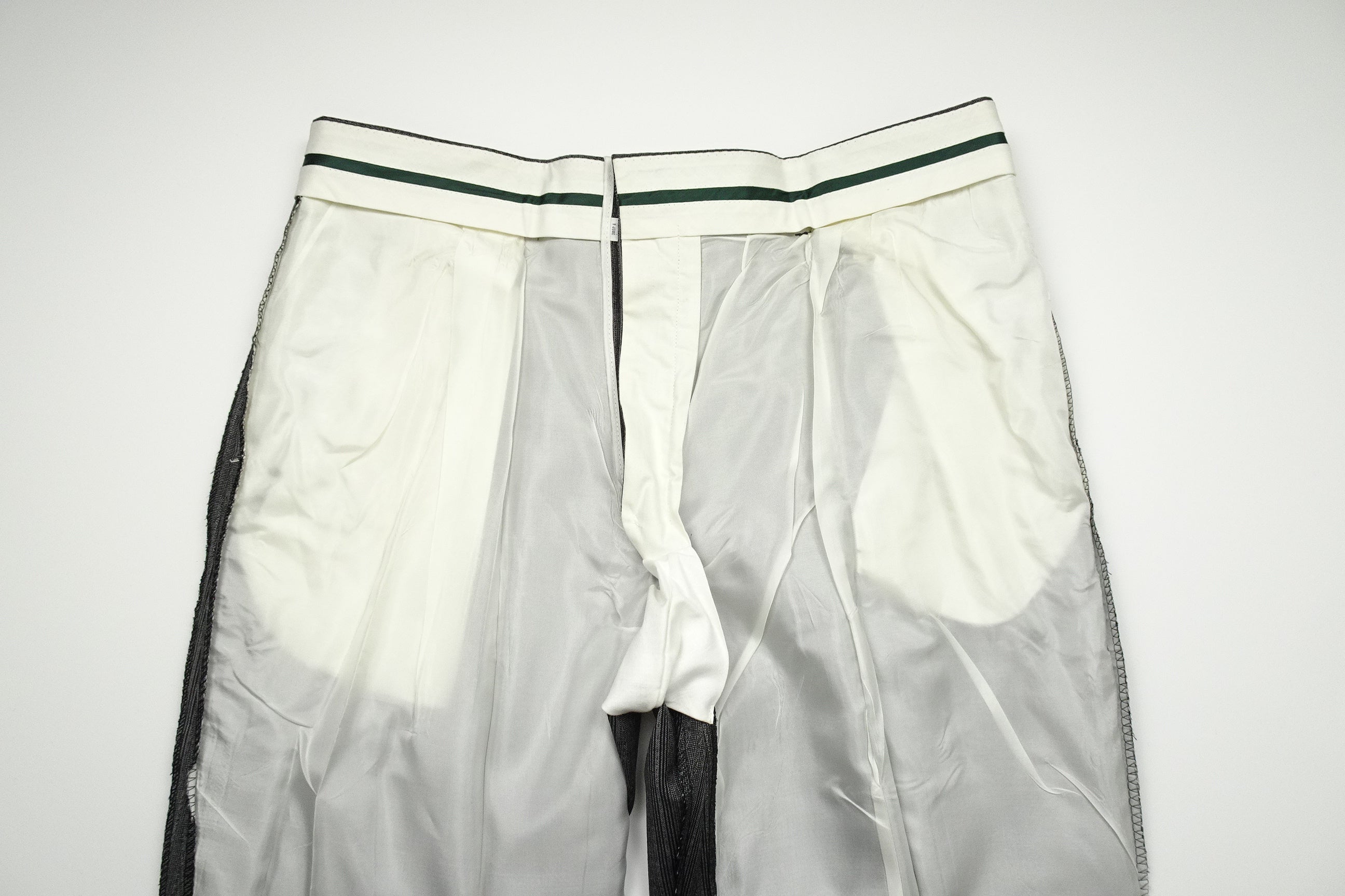 Mid Grey Striped Trousers EU52/W36 (ATR562)